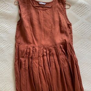 Linenfox April Dress in terracotta xs